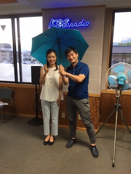 夏子さんと新しい傘！