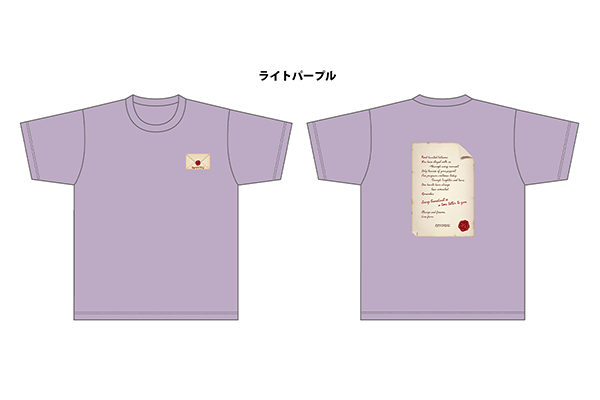 Tシャツ ライトパープル