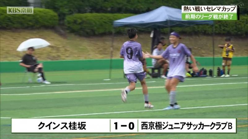 セレマカップ第５９回京都ジュニアサッカー選手権　前期リーグは葵フットボールクラブＲが優勝