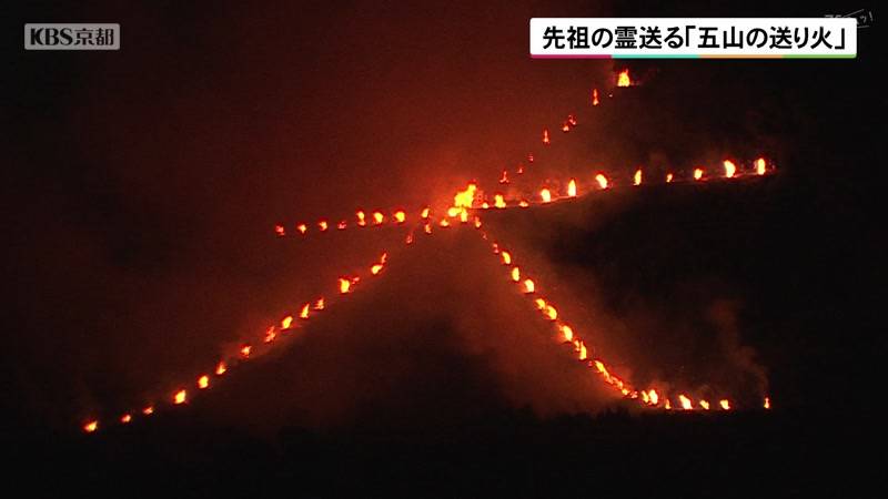 先祖の霊送る「京都五山の送り火」