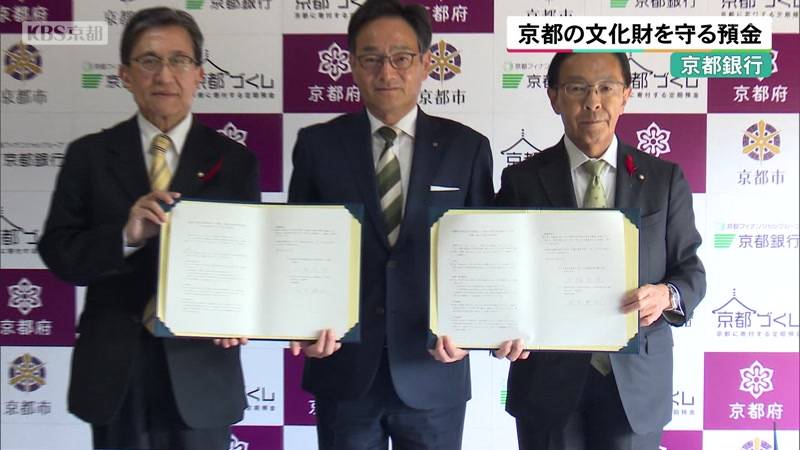 京都銀行 預金を通じて京都の文化財の保護に