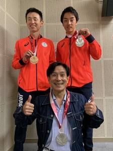 東京パラリンピック・メダリスト 和田伸也さん、伴走者 長谷部匠さん