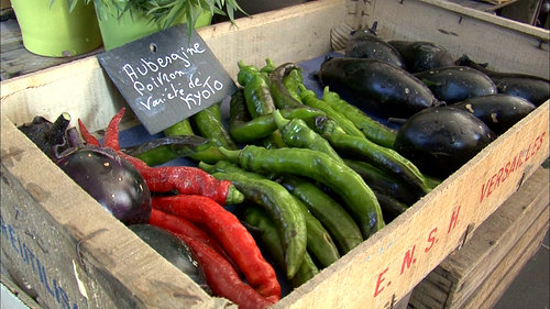 「王の菜園」の直売所