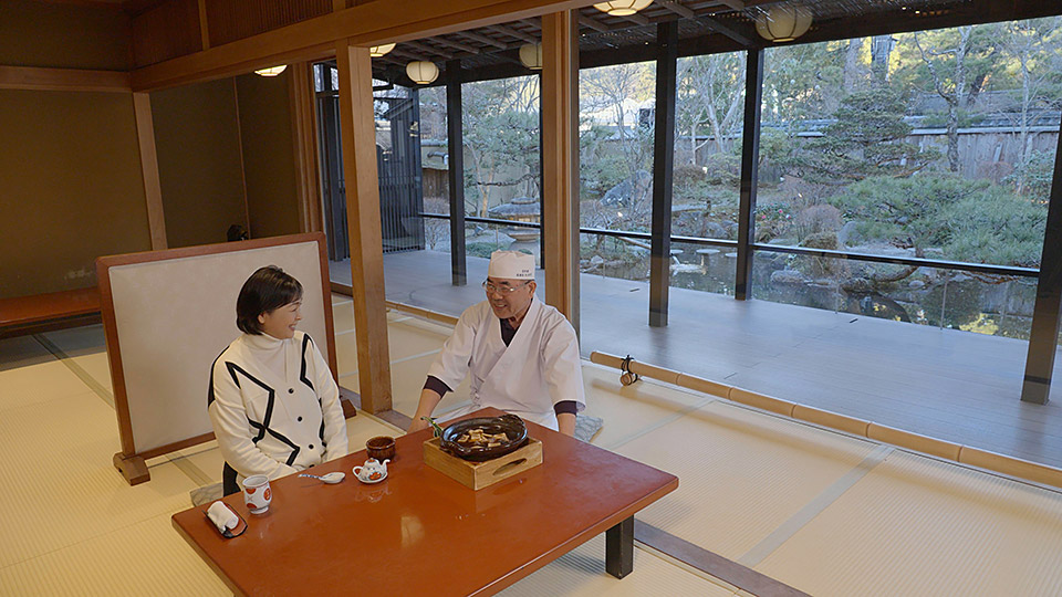 「冬の京都2026 ~財前直見が行く食と歴史の都~」番組風景