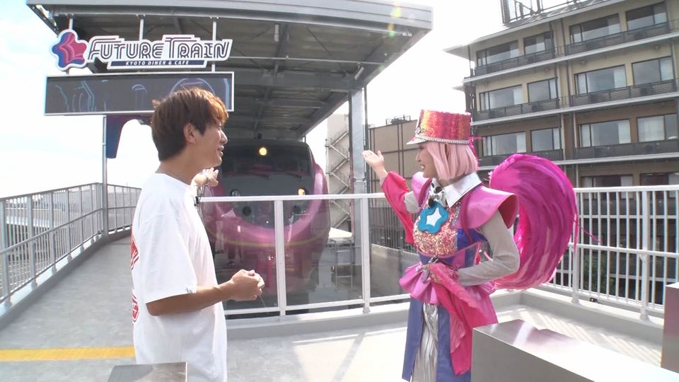 梅小路の新スポットFUTURE TRAINへ