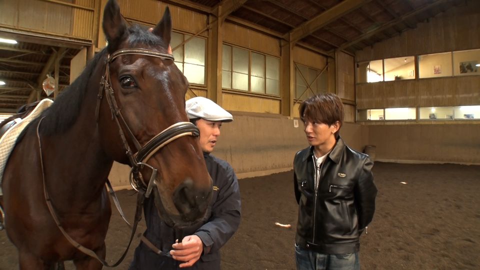 士門さん 乗馬に初挑戦！