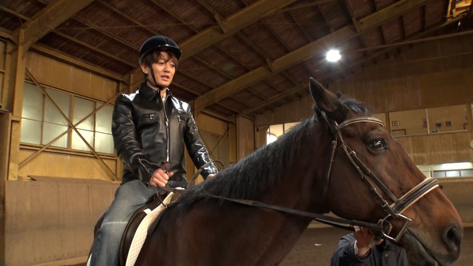 士門さん 乗馬に初挑戦！