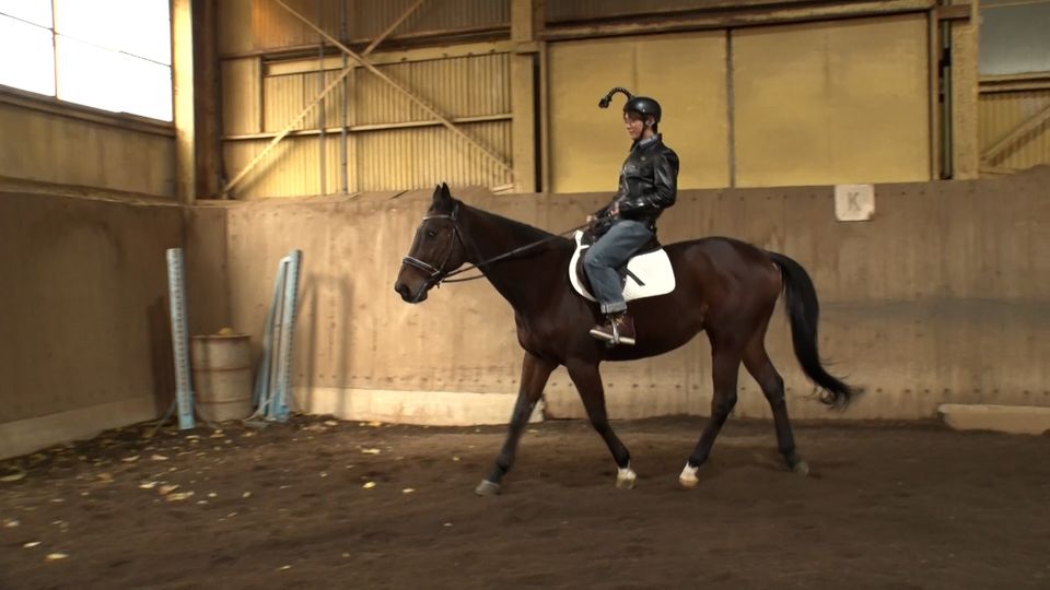 士門さん 乗馬に初挑戦！