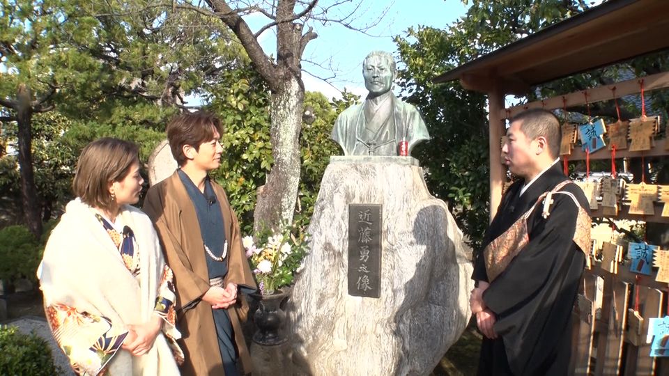 士門さんスペシャルゲスト阿部詩ちゃんと新選組ゆかりの壬生寺へ