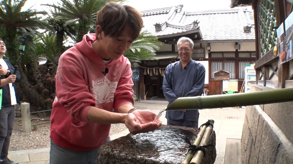 伏見区の水の神様「御香宮神社」へ。