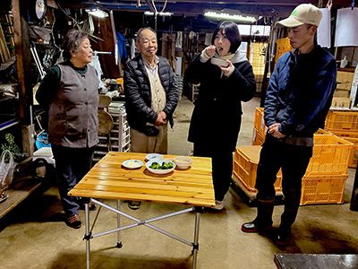 ブロッコリー試食