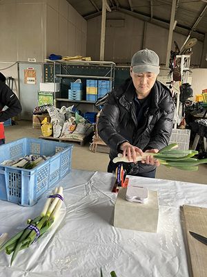実習中の神山さん１ST