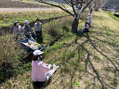 かかし＋西上さん