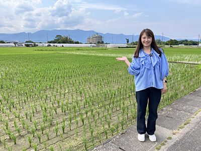 田園背景西上さん