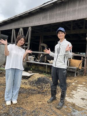 農場入口先で2ST